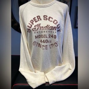 Lucky Brand Indian Motorcycle Sweatshirt